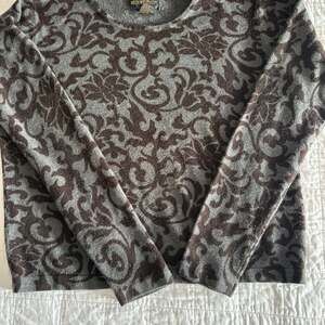 Vintage Green and Black Striped Baby Tee Longsleeve Size Large - ,